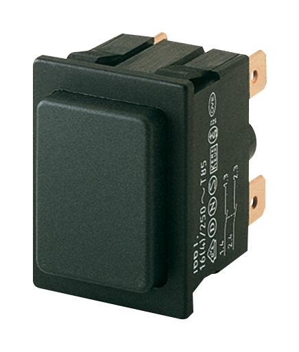 Marquardt 01661.0201-00 Pushbutton Switch On-Off Dpst 250 V 16 A Quick Connect