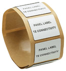 TE Connectivity PL-027008-2.5-8A Label Polyester Silver 8MM X 27MM