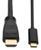 TRIPP-LITE U444-010-H4K6BM USB Cable 3.1 Type C-HDMI Plug 3M