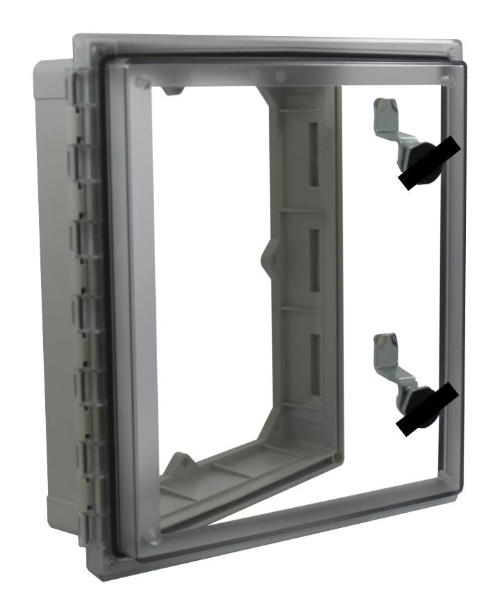 FIBOX AR IPW 1210WT INSPECTION WINDOW, PC, 12" X 10", GREY