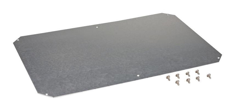 FIBOX MPS ARCA 6040 MOUNTING PLATE, STEEL, 550 X 350MM