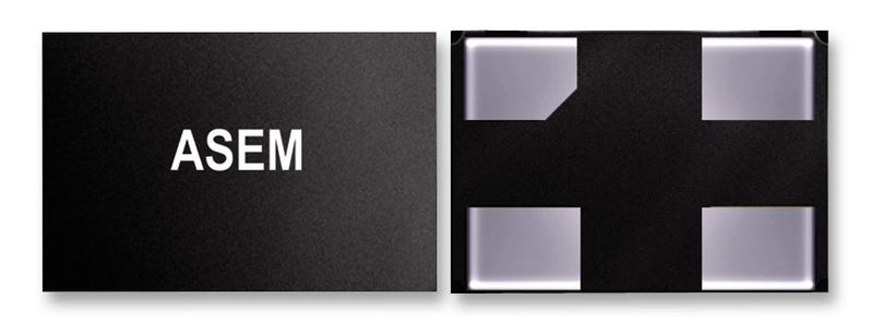 Abracon ASEM1-24.000MHZ-LC-T Mems Oscillator 24 MHz SMD 3.2mm x 2.5mm 50 ppm 3.3 V Asem Cmos