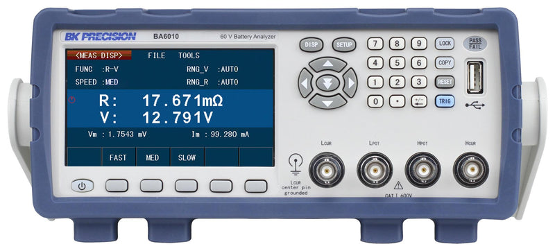 B&amp;K Precision BA6010 Battery Tester Analyzer Alkaline Lead Acid Li 6V 60V 104 mm 235 360