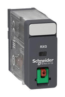 Schneider Electric RXG22P7 Power Relay Dpdt 230 VAC 5 A Zelio RXG Series Socket