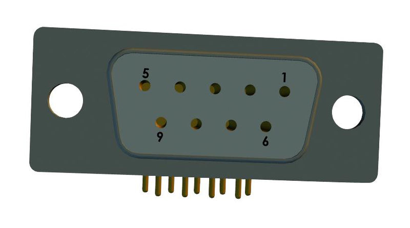 Norcomp 774-E25-213R461 D-SUB Conn Rcpt 25POS Solder