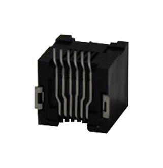 Amphenol Communications Solutions 73305-111LF Modular Connector Jack 1 x (Port) 6P6C Cat3 Surface Mount