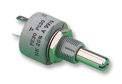 VISHAY P13LFL472MAB10 Rotary Potentiometer, 4700 ohm, 1.5 W, &plusmn; 20%, P13 Series, 1 Turns, Linear