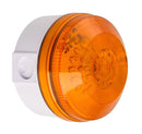 Moflash Signalling LED195-02WH-01 LED195-02WH-01 Beacon Continuous/Flashing Amber 30 V IP65 104 mm x 73 LED195 Series New