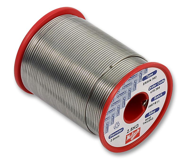 Multicore / Loctite C 511 60EN 5C 0.9MM S 500G Solder Wire Crystal 0.91mm Diameter 188&deg;C 500g