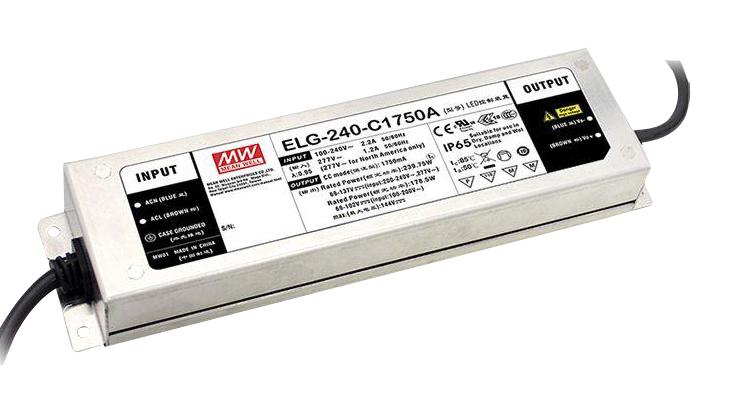 Mean Well ELG-240-24-3Y LED Driver 240 W 24 V 10 A Constant Current Voltage 100 305