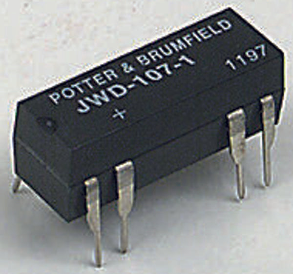 POTTER&BRUMFIELD - TE Connectivity JWD-171-10 Relay Reed SPST-NO 100V 0.5A THT