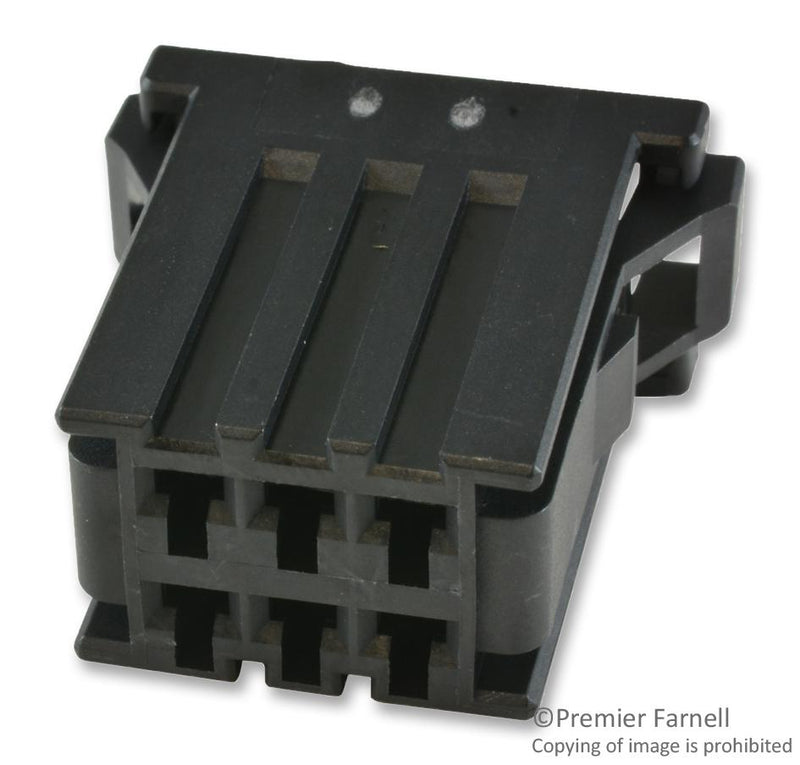 AMP - TE Connectivity 1-178127-6 1-178127-6 Connector Housing Dynamic D-3100 Receptacle 6 Ways 3.81 mm