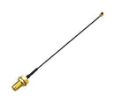 Taoglas CAB.622 RF / Coaxial Cable Assembly SMA RP Bulkhead Jack to 90&deg; Mhfi Plug 1.13mm 50 ohm 7.9 " 200 mm New