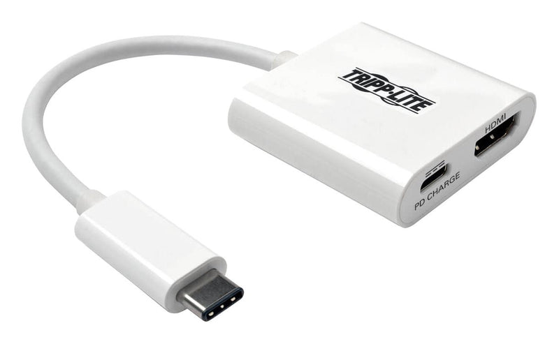 TRIPP-LITE U444-06N-H4-C USB-C TO Hdmi Adapter W/PD Hdcp White