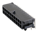 Molex 43045-2002 Wire-To-Board Connector 3 mm 20 Contacts Header Micro-Fit 3.0 43045 Series Through Hole