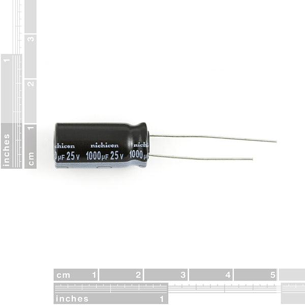 SparkFun Electrolytic Decoupling Capacitors - 1000uF/25V