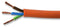 PRO POWER 3183Y-1.25MMORN100M Round Mains Cable 3183Y 3-Core 13A Orange 1.25mm&sup2; x 100m