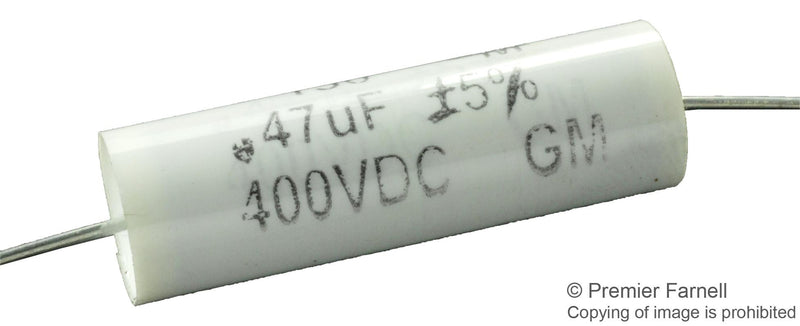 CORNELL DUBILIER 150474J400LF CAPACITOR POLYESTER FILM 0.47UF, 400V, 10%, AXIAL