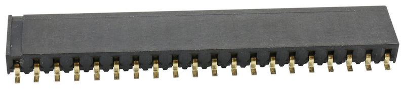 Multicomp 2212BR-18G-SM-TR Board-To-Board Connector Right Angle 2.54 mm 18 Contacts Receptacle Surface Mount 1 Rows