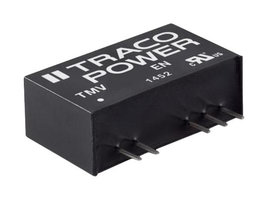 Traco Power TMV 1215D Isolated Through Hole DC/DC Converter 1:1 1 W 2 Output 15 V 34 mA