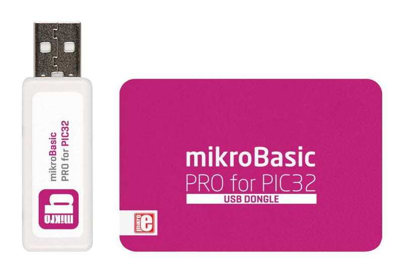 Mikroelektronika MIKROE-728 USB Dongle License PIC32 Full Professional Windows Single User New