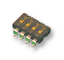 Multicomp PRO MCEMR-04-T MCEMR-04-T DIP / SIP Switch 4 Circuits Slide Surface Mount Spst 24 VDC 25 mA