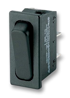 MARQUARDT 1831.3402-02 Rocker Switch, SPST-NO, On-Off, 6A, 250V, Panel Mount