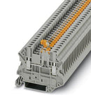 Phoenix Contact UT 25-MT-P/P DIN Rail Mount Terminal Block Knife Disconnect 2 Ways 26 AWG 12 2.5 mm&Acirc;&sup2; Screw 20 A