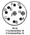 Amphenol Industrial 97-3106A-20-16P 97-3106A-20-16P Circular Connector Plug Size 20 9 Position Cable