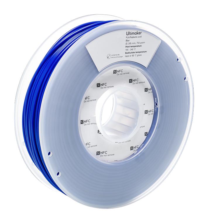 Ultimaker 1616 3D Printer Filament 2.85mm 750g PLA Blue