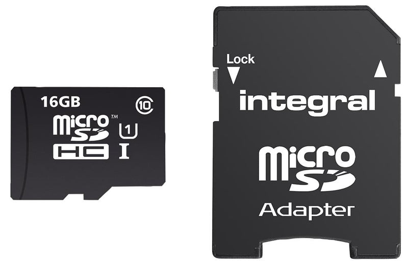 Integral INMSDH16G10-90SPTAB INMSDH16G10-90SPTAB Flash Memory Card Microsdhc UHS-1 Class 10 16 GB Smartphone &amp; Tablet