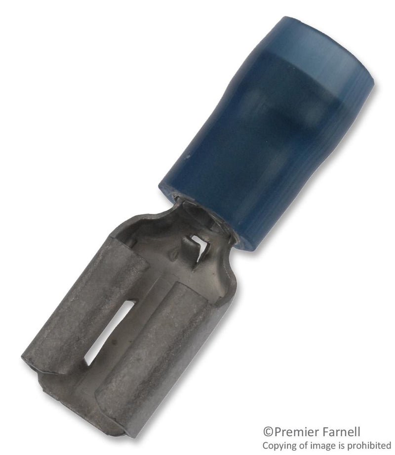 THOMAS & BETTS RB14-250F TERMINAL, FEMALE DISCONNECT, 0.25IN BLUE