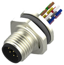 TE Connectivity T4171020008-001. Sensor Cord 8P M12 PLUG-FREE END 7.9"