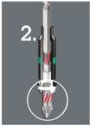 Wera 05056712001 Hex Driver Bit Pozidriv PZ2 25 mm Overall