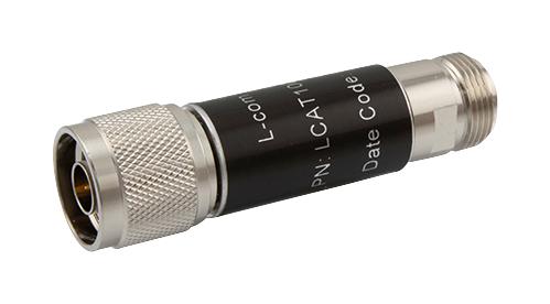 L-COM LCAT1003-30 RF Fixed Attenuator N Male to Female 30 dB DC 3GHz 2 W 50 ohm Brass New