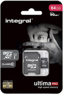 Integral INMSDX64G10-90U1 INMSDX64G10-90U1 Flash Memory Card Microsdxc 64 GB Ultimapro