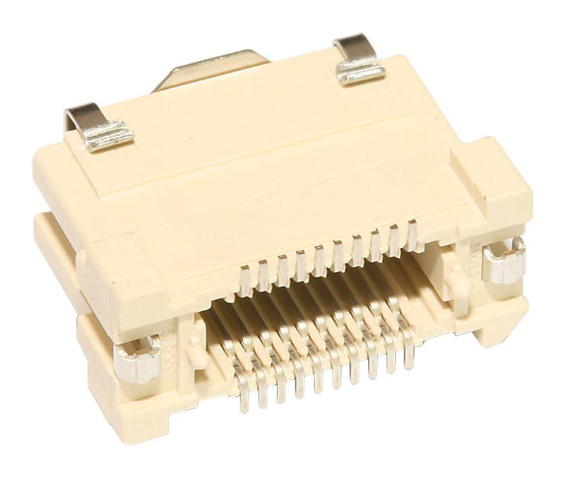 Molex 52901-0274 Mezzanine Connector Receptacle 0.635 mm 2 Rows 20 Contacts Surface Mount Copper Alloy