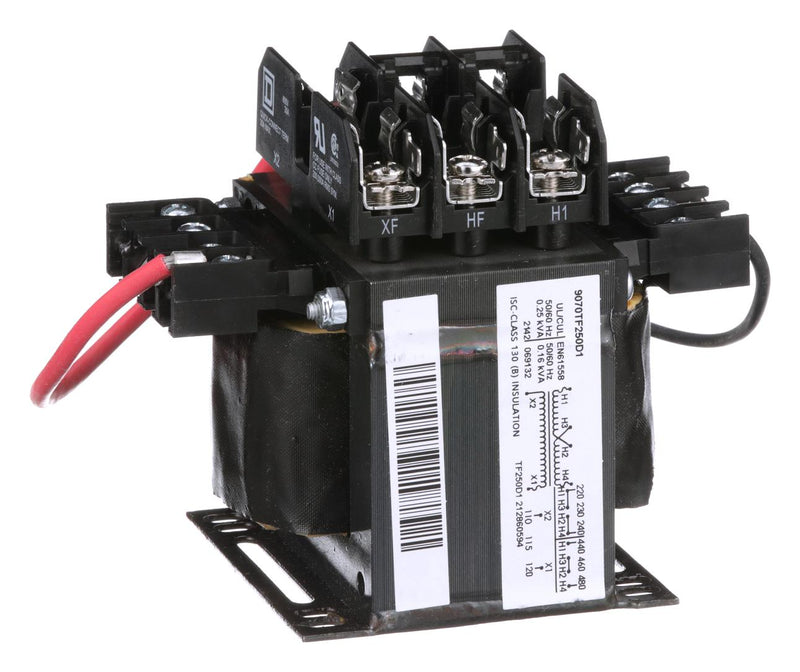 Square D BY Schneider Electric 9070TF250D1 Chassis Mount Transformer 250VA