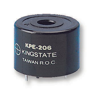 Kingstate KPEG-206 KPEG-206 Transducer Piezo Buzzer Continuous 3 V 20 15 mA 85 dB