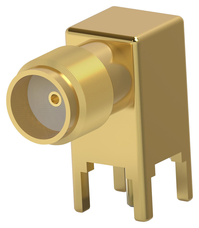 TE Connectivity 5-1814400-2 5-1814400-2 RF / Coaxial Connector SMA Right Angle Jack Through Hole 50 ohm