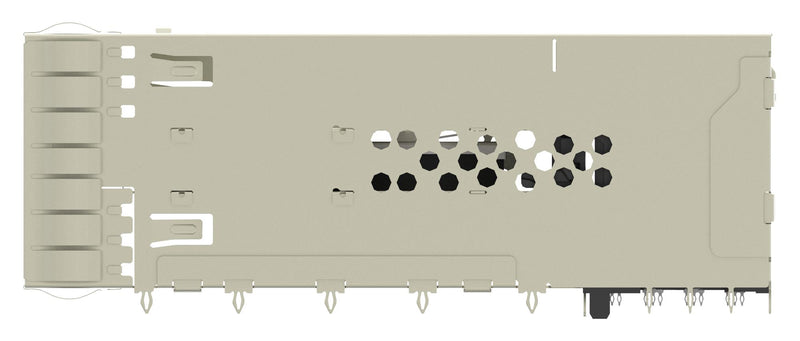 AMP - TE Connectivity 2299940-4 2299940-4 I/O Conn ZQSFP+ Rcpt 76POS Pressfit