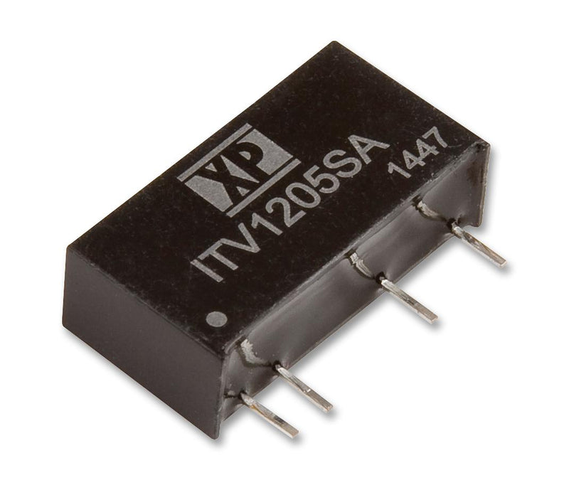 XP Power ITV0515SA Isolated Through Hole DC/DC Converter ITE 1:1 1 W Output 15 V 66.7 mA