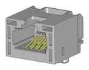 Amphenol Communications Solutions RJE3A1880402. RJ45 Conn R/A Jack 8P8C 1PORT SMT