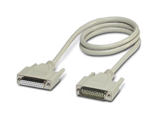 Phoenix Contact VS-25-DSUB-20-LI-50 Computer Cable D Subminiature Plug 25 Way Socket 16.4 ft 5 m Grey