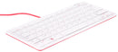 RASPBERRY-PI RPI-KEYB (US)-RED/WHITE Development Kit Accessory Official Raspberry Pi Keyboard Red/White US Layout Wired