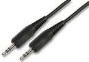 PRO SIGNAL JR8013-10M Audio / Video Cable Assembly, 3.5mm Stereo Jack Plug, 3.5mm Stereo Jack Plug, 32 ft, 10 m, Black