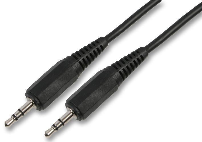 PRO SIGNAL JR8013-10M Audio / Video Cable Assembly, 3.5mm Stereo Jack Plug, 3.5mm Stereo Jack Plug, 32 ft, 10 m, Black