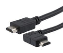 L-COM HD21PRAR-MM-BLK-05M Hdmi 2.1 Cable M/RA-RIGHT-M PVC BLK 0.5M 52AK0483 New