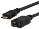 L-COM Hdafcm Hdmi Adapter Type A RCPT-C Plug PVC