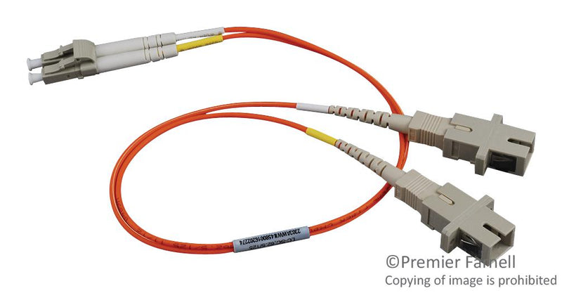 TRIPP-LITE N458-001-62 CABLE, MULTIMODE, LC-LC, 62.5/125UM, 1FT